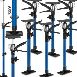 ® 6er-Set Türspanner, stufenlos höhenverstellbar, Belastbarkeit 30 kg je Spanner, mit Schnellspannsystem ^ TecTake Discount