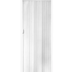 ® Falttür, Doppelwandprofil mit Schiebegriff, mit Magnetverschluss, 80 x 203 cm ^ TecTake Best