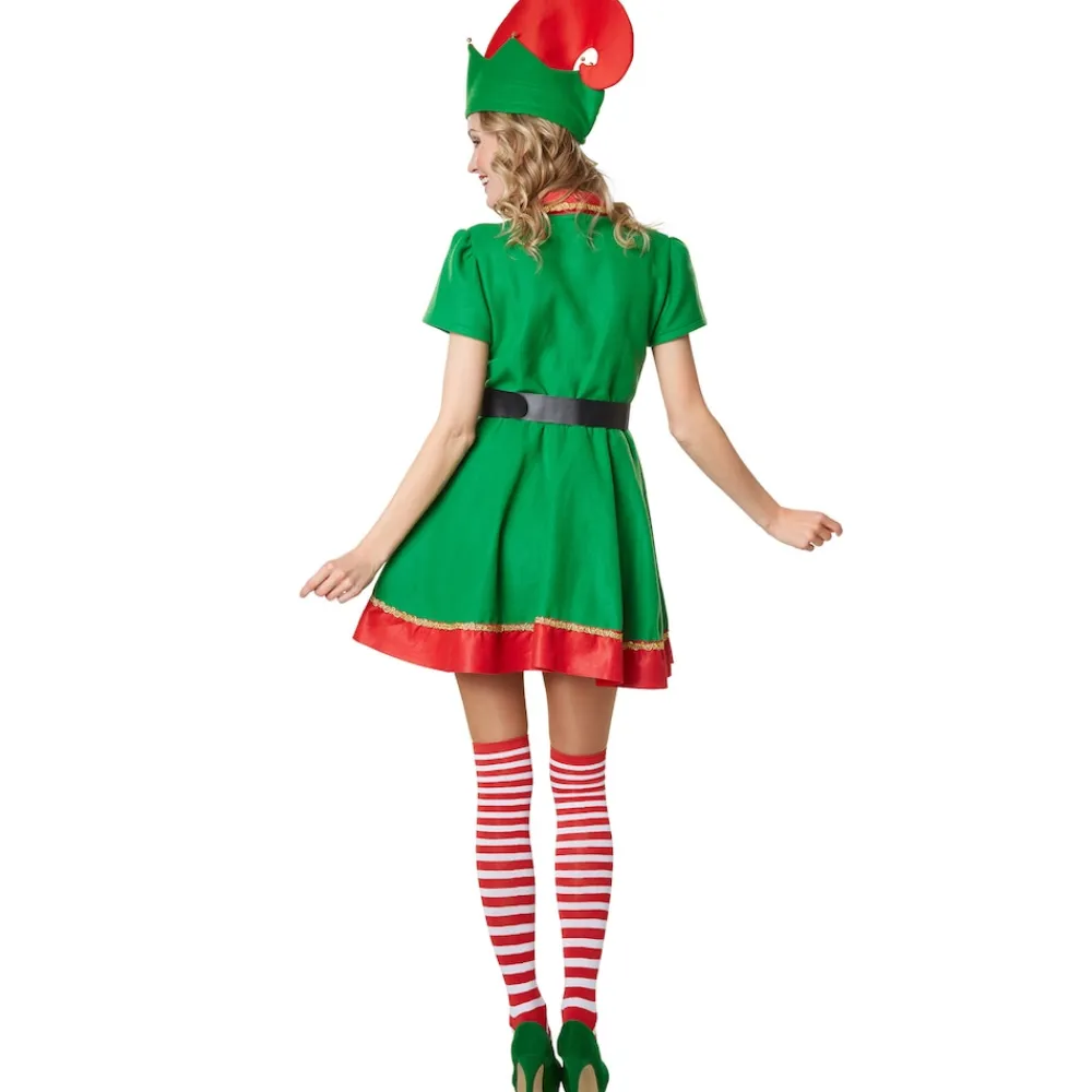 TecTake ® Frauenkostüm Fleißige Weihnachtselfe Best