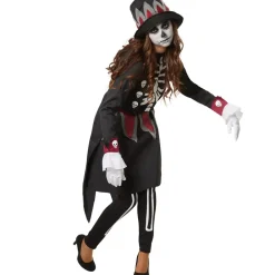 ® Frauenkostüm Gruselige Skull Lady ^ TecTake Best