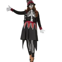 ® Frauenkostüm Gruselige Skull Lady ^ TecTake Best
