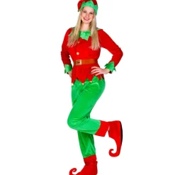 ® Frauenkostüm Weihnachtselfe ^ TecTake Sale