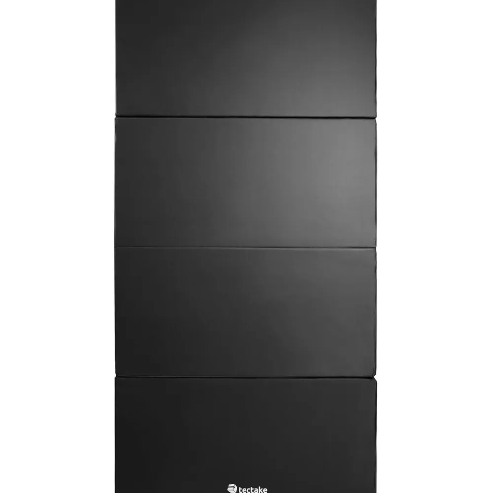 TecTake ® Gymnastikmatte, klappbar und erweiterbar, hautfreundlich und pflegeleicht, 240 x 120 x 5 cm schwarz Outlet