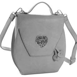 TecTake ® Handtasche Herzmadl grau Online