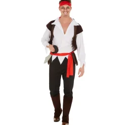 ® Herrenkostüm Pirat Kapitän Ringelbart ^ TecTake New