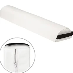 TecTake ® Lagerungsrollen-Set, mit Kunstlederbezug, strapazierfähig, inklusive Tragegriffe und Reißverschluss weiß Hot