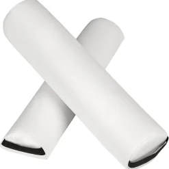 TecTake ® Lagerungsrollen-Set, mit Kunstlederbezug, strapazierfähig, inklusive Tragegriffe und Reißverschluss weiß Hot