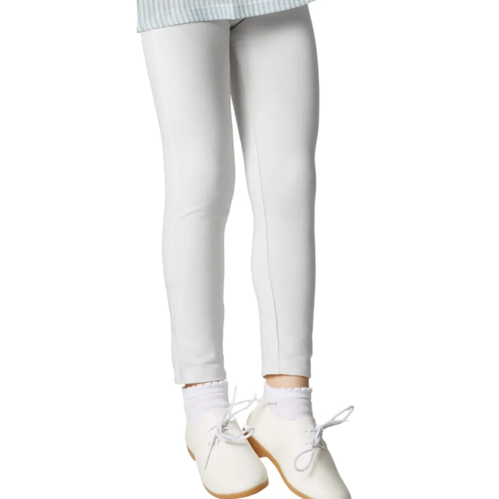 TecTake ® Leggings Kinder weiß,104 (3-4 Jahre) Sale