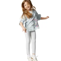 TecTake ® Leggings Kinder weiß,104 (3-4 Jahre) Sale