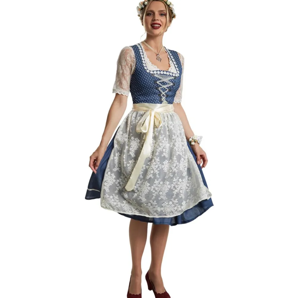 TecTake ® Midi-Dirndl Kleinwalsertal Modell 2 Hot
