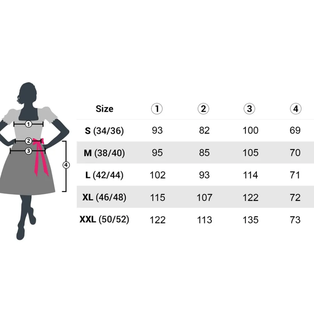 TecTake ® Midi-Dirndl Oberammergau Modell 1 New
