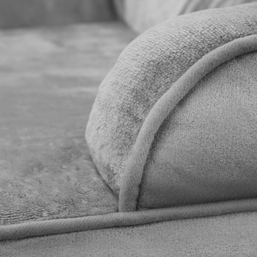 TecTake ® Orthopädisches Hundebett, mit abnehmbarem, wasserdichtem Plüschbezug, rutschfeste Unterseite, waschbar Best