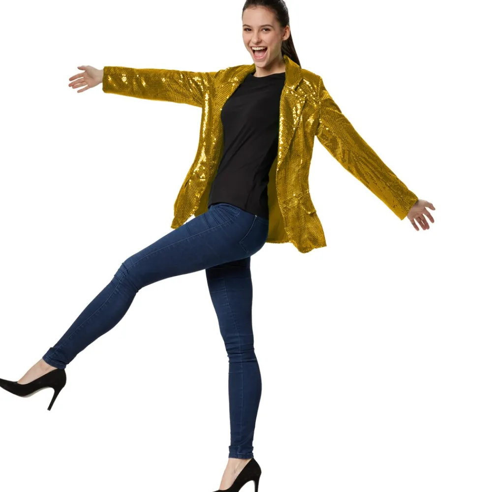 ® Pailletten-Jackett Damen ^ TecTake Online