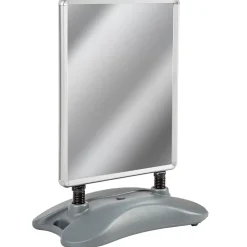 TecTake ® Plakatständer, DIN A1, doppelseitig, mit Klicksystem, inklusive 2 Wetterschutzfolien Sale
