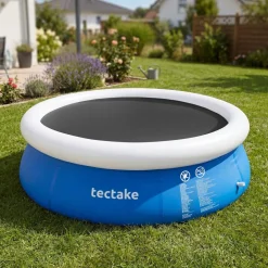 ® Pool-Solarfolie, rund und selbstschwimmend, Stärke 110 µm, Durchmesser 250 cm ^ TecTake Online