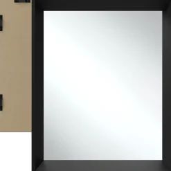 TecTake ® Rechteckiger Wandspiegel, 40,6 x 3,8 x 50,8 cm, 1,8 mm dickes Glas, integrierte Befestigungshaken Online