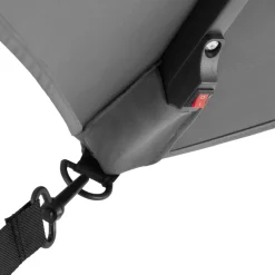 ® Sonnenschirm, 250 x 250 cm mit LED Solar-Beleuchtung, stufenlos verstellbarer Neigungswinkel, wasserabweisend, inkl. Windsicherung und Schutzhülle ^ TecTake Discount