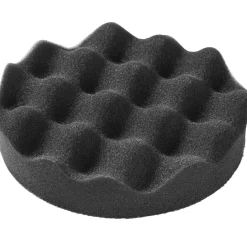 TecTake ® 6-teiliges Polierschwamm-Set, 5 Polierschwämme 150 mm, gegen Mikrolackunebenheiten, Befestigung mit Klettverschluss New