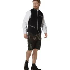 TecTake ® Trachtenweste Noah schwarz,50 Clearance