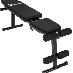 TecTake ® Trainingsbank, klappbar, gepolstert mit Kunstlederbezug, rutschfest, 125 x 34 x 129 cm New