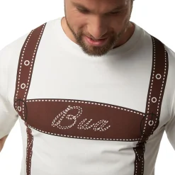 TecTake ® T-Shirt Lederhose Outlet