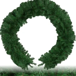 ® Weihnachtsgirlande, naturgetreu, 180 Zweige, mit Schlaufe zum Aufhängen ^ TecTake Hot