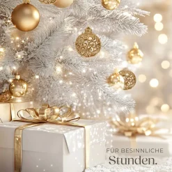 TecTake ® Weihnachtskugeln, 100er-Set in Gold, matt, glänzend und glitzernd, Durchmesser 3, 4 und 6 cm New