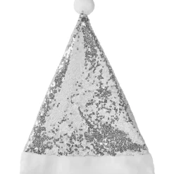 ® Weihnachtsmütze mit silbernen Pailletten ^ TecTake Online