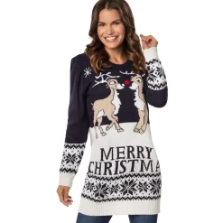 TecTake ® Weihnachtspullover Merry Christmas für Frauen Outlet