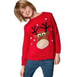 ® Weihnachtspullover reizendes Rentier für Kinder ^ TecTake Sale