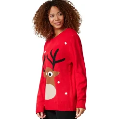 TecTake ® Weihnachtspullover reizendes Rentier Sale