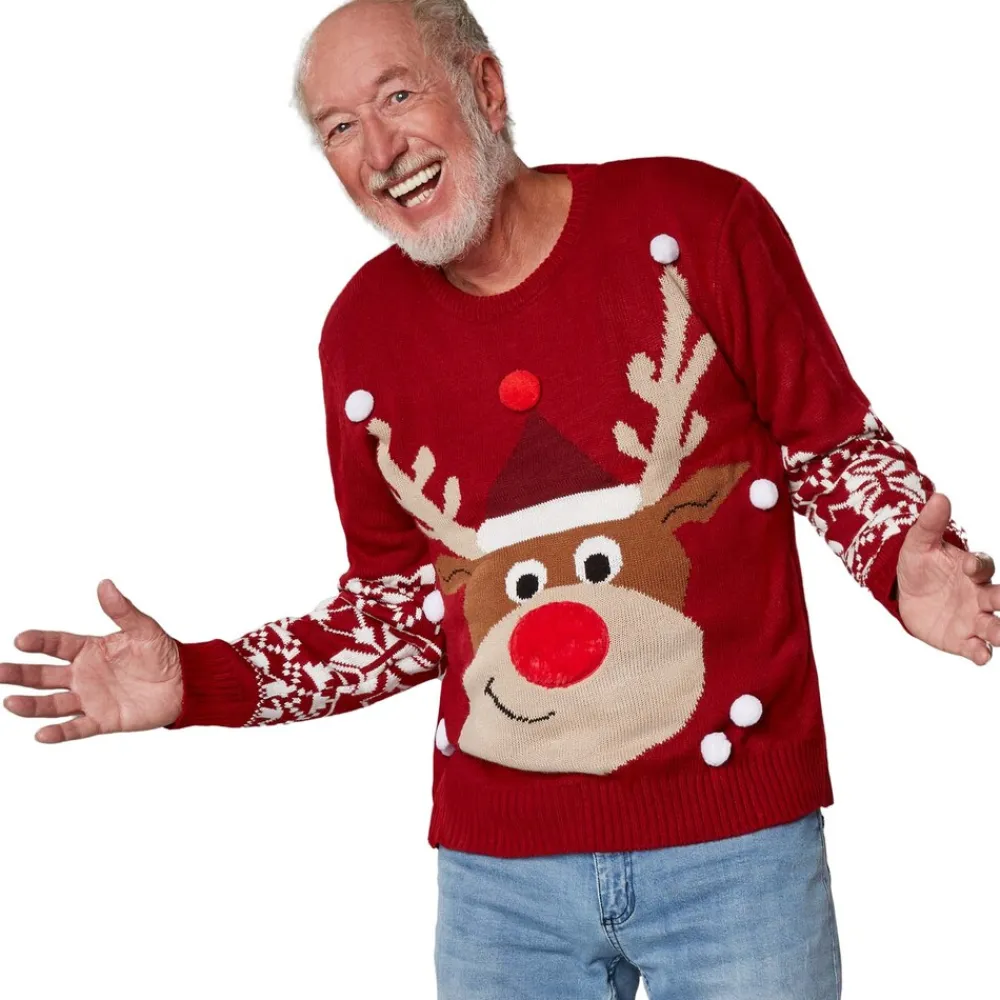 ® Weihnachtspullover Rudi Rentier ^ TecTake Online