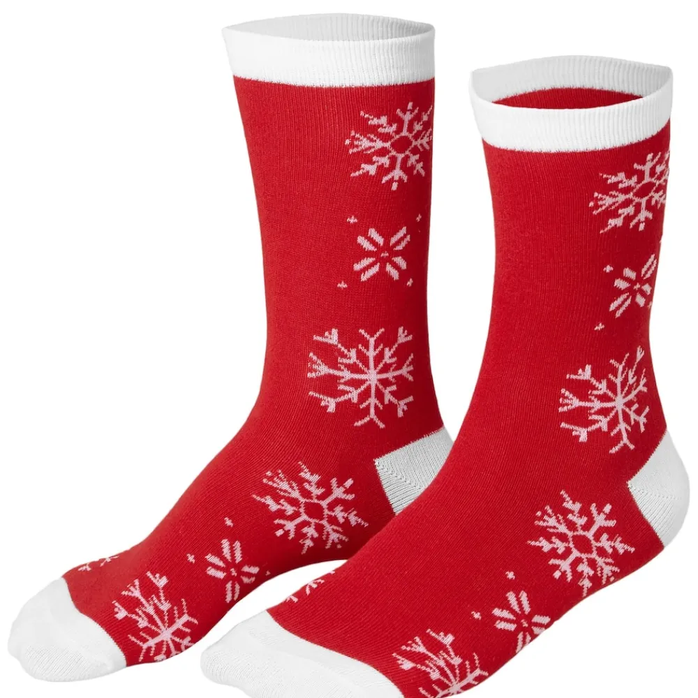 TecTake ® Weihnachtssocken mit Eisblumen-Motiv Outlet