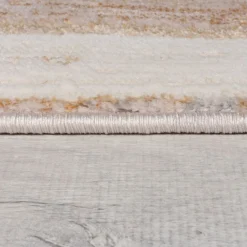 KADIMA DESIGN Teppich abstrakt 120 x 170 cm - ZENNOR | Gold