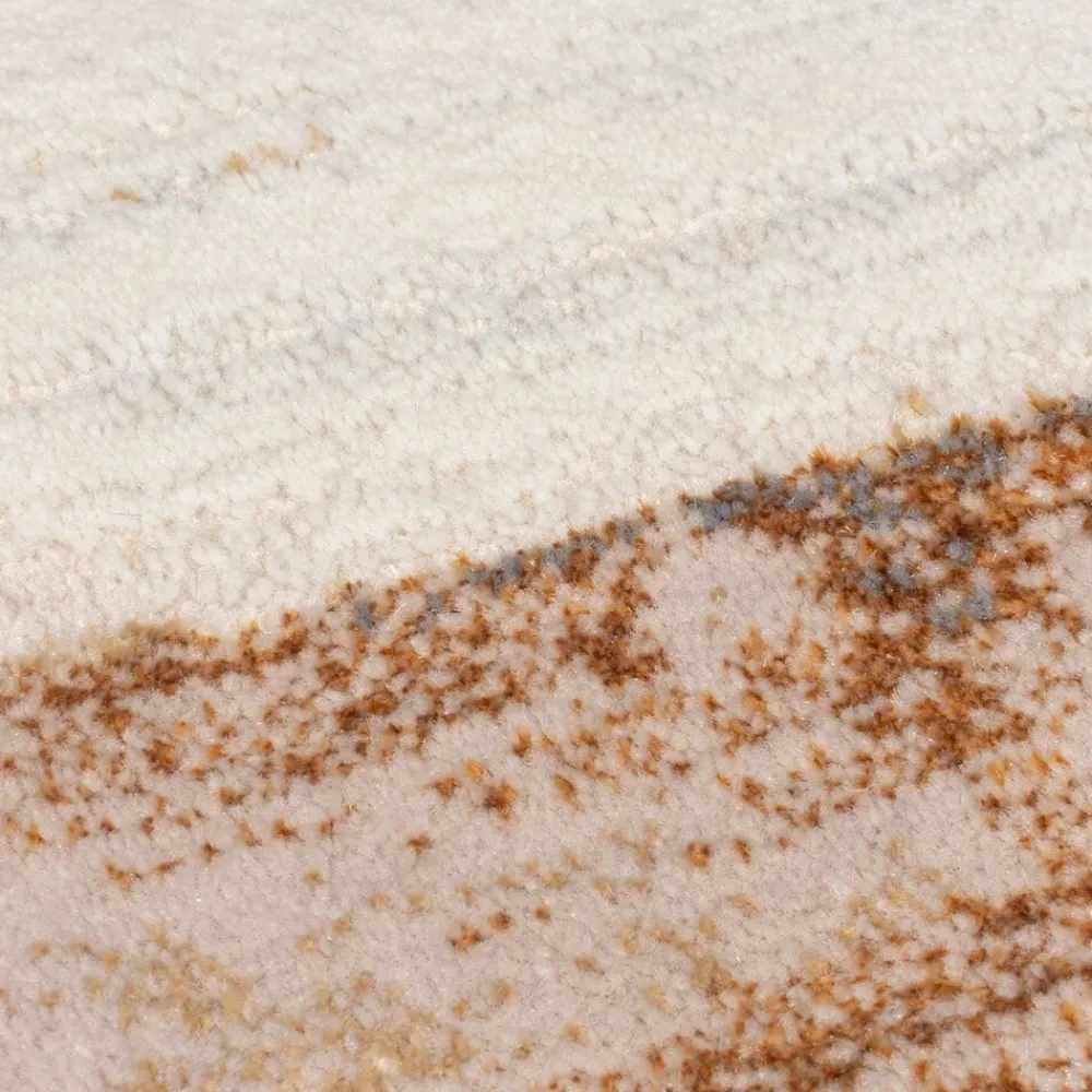 KADIMA DESIGN Teppich abstrakt 120 x 170 cm - ZENNOR | Gold