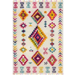 KADIMA DESIGN Teppich Boho Bunt 80 x 150 cm - ARUN | Online