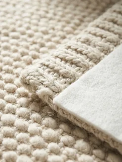 KADIMA DESIGN Teppich uni 80 x 150 cm - ANTI-RUTSCH-UNTERLAGE | Weiß Sale