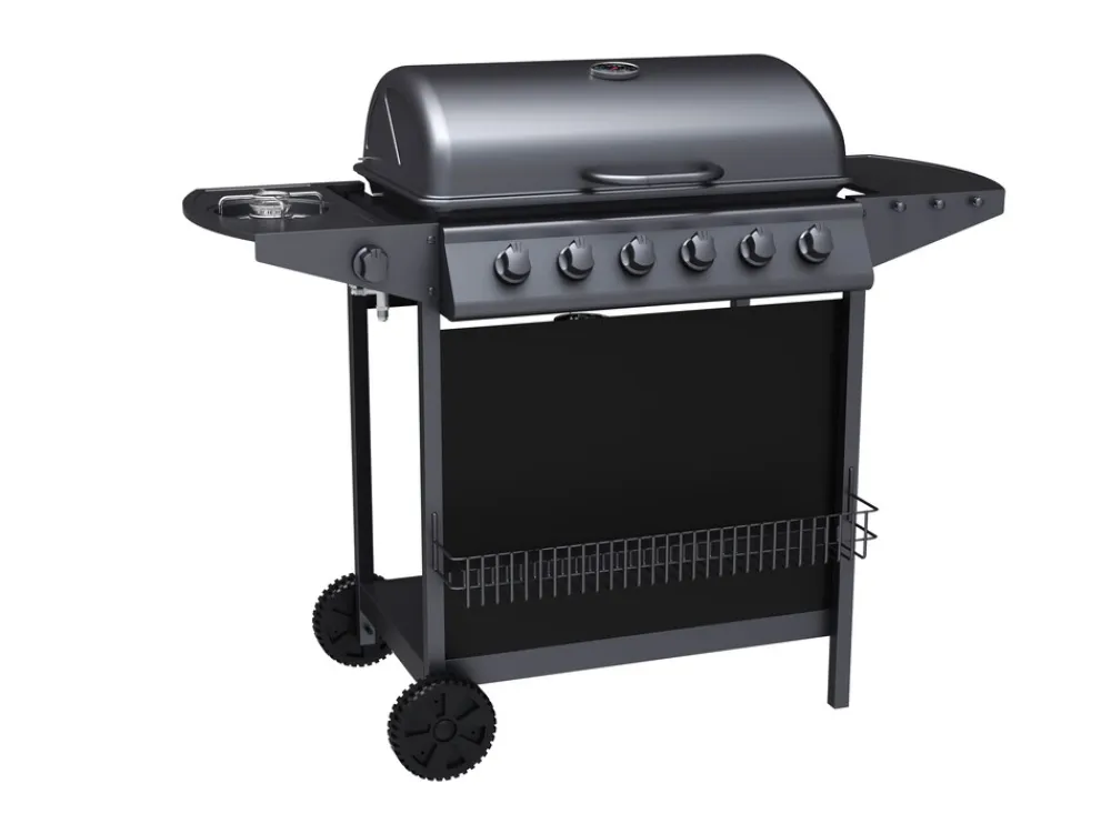 Gasgrill Hampton 6 - 6 Brenner mit Seitenkocher ^ Tepro New