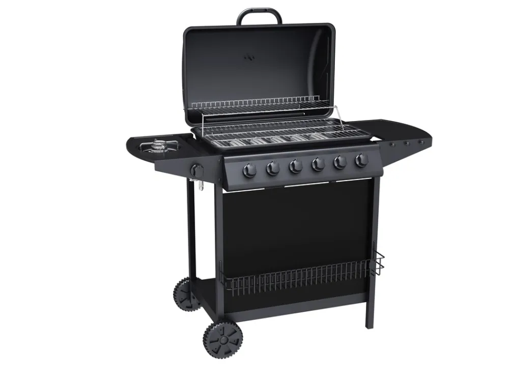 Gasgrill Hampton 6 - 6 Brenner mit Seitenkocher ^ Tepro New