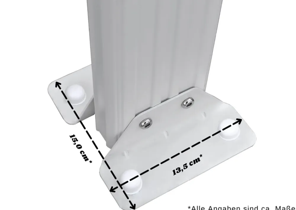 Terrassenüberdachung Aluminium 557 cm als Bausatz Sichtschienen und Hohlkammerplatten Weiß ^ Aileenstore Hot