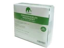 Terrassenkomplettset WPC Hohlkammer , inkl. Unterkonstruktion und Montagezubehör für ca. 10 m² ^ Elephant Outlet