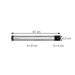 Magnet Messerleiste PRESIDENT mit Messerschärfer ^ Tescoma Outlet