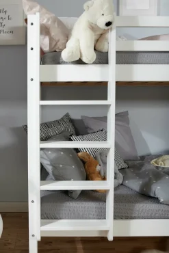 Etagenbett Finn Weiß mit Zusatzbett ^ TICAA Online