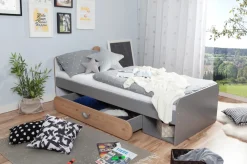TICAA Jugendzimmer "Mira", 4-tlg, Grau Discount