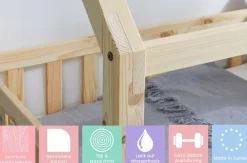 TICAA Kinderbett Hausbett