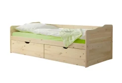 Sofabett Funktionsbett Gästebett Melanie Kiefer Natur inkl. Matratze und Rollrost ^ TICAA Best