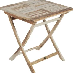 Tisch JAVA, quadratisch 70 x 70 cm, Teak ^ Harms Import New