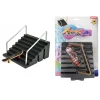 35556A - XTREME Finger-Skateboard - mit Treppe mit Handläufen (4-teilig) Skaterpark Skater Fingerskateboard ^ Toi-Toys Best