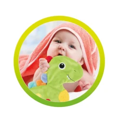 LITTLE STARS Baby Knistertuch Dino Schmusetuch ab 0 Monaten Kuscheltuch Geschenk Babytuch ^ Toi-Toys Sale
