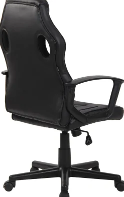 TPFLiving Bürostuhl Glan Kunstleder Schwarz/Rot Sale